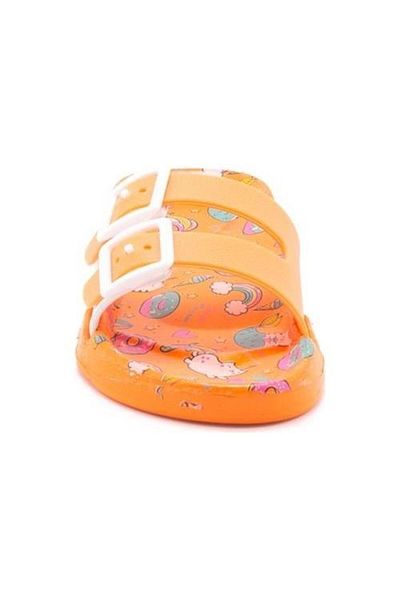 Hush Puppies 031K 100012   Topeka Orange Eva Kids Slippers