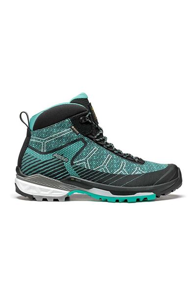 Asolo Falcon Evo A40067 00 A559 - Jaquard Women's Outdoor Boots, Black/ Aqua Green
