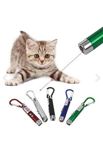 Ms. Iron Kedi Lazer Oyuncak 3 in 1, Kedi Eğitim Oyuncağı Ledli Kırmızı Işık