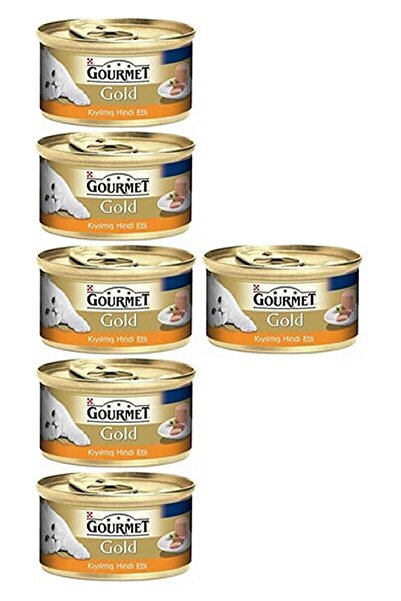 Gourmet Gold Kıyılmış Hindi Eti Yaş Kedi Maması 85Gr 6AL 5ÖdeCNDST0510GGKHE