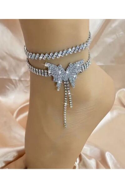 METİN BARIŞ Lolo Bijuteri Çanta Lolo0065 Gümüş Kaplama Kararmaz Halhal