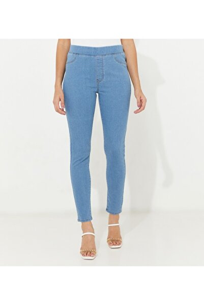 Aeropostale Women's Plain Button & Zip Fly Jeans