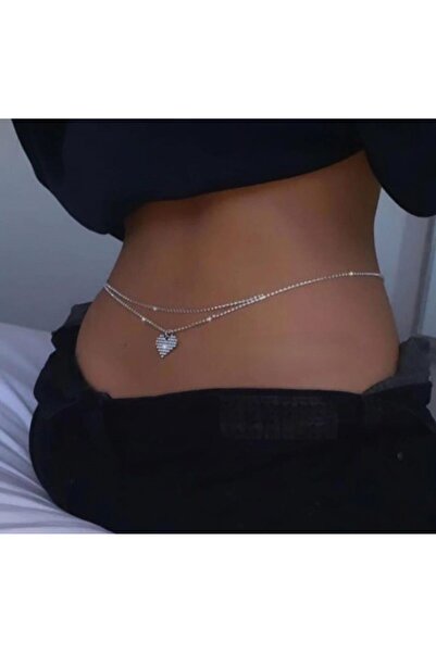 METİN BARIŞ Lolo Bijuteri Çanta Lolo0042 Gümüş Kaplama Kararmaz Bel Zinciri