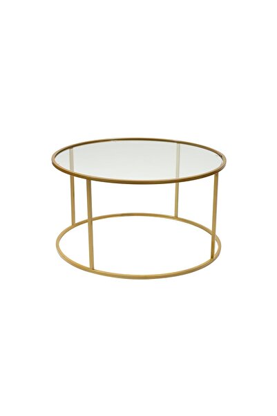 DEKOPRATİK - Gold Berlin Orta Sehpa 80cm