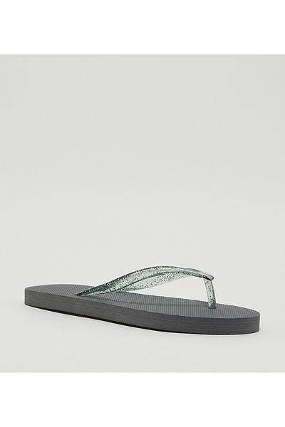 Aeropostale Women's Gray Textured Slipper