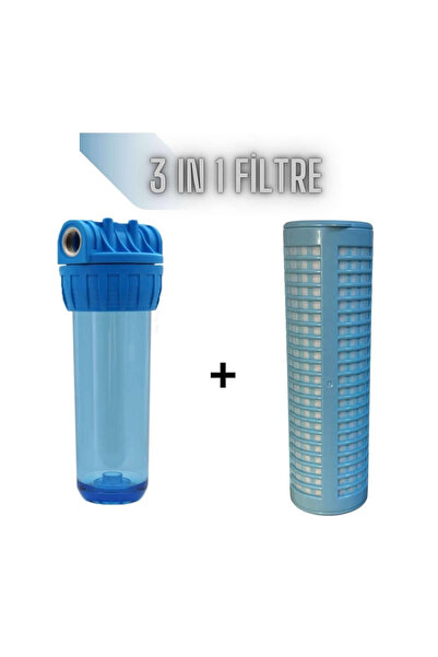 AQUA BELLA Daire Ve Bina Girişi Su Arıtma 3ü Bir Arada (YIKANIR-SEDİMENT-SİLİ...