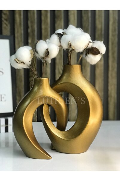 Luthien Sarmaşık Vazo Seti Modern Tasarım Obje