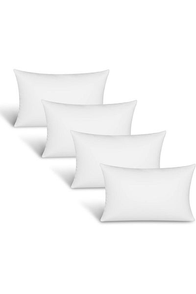 İz Concept Iz Premium 4 Pieces Smooth Pillow Inner Pillow Pure Silicone Fiber Filled with Size Options 1st Quality