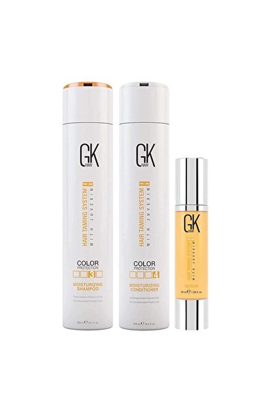 GK HAIR Gkhair Global Keratin Mosteruizng Şampuan Ve Saç Kremi 300 Ml Ve Arğa...