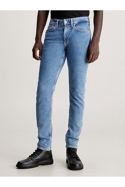 Calvin Klein Férfi zsebes mini méretű farmer normál szabású világoskék farmer J30J324188-1AA