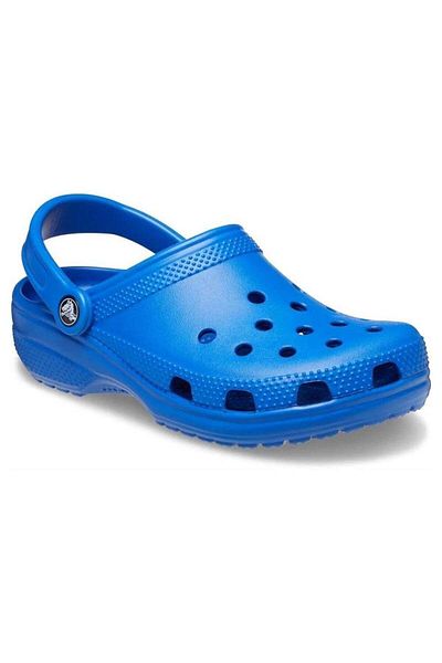 Crocs Λογότυπο μάρκας UNISEX Άνετη σόλα Navy Blue1 Παντόφλες 10001-4KZ