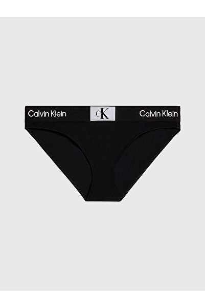 Calvin Klein Kadın Marka Logolu Pamuklu Normal Kalıp Günlük Siyah Bikini Altı...