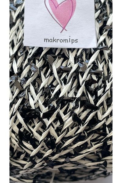 Makromİps Premium Metallic Confetti - Glittery Shiny Polyester Evening Bag and Hat Raffia (50gr/m+-5)