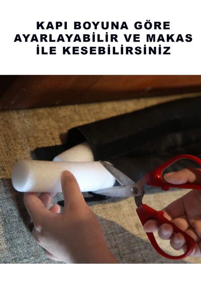 BYENS Kapı Altı Rüzgar Önleyici Isı Yalıtım Süngeri Rüzgarlık Stoper Koruması Toz Soğuk Sünger