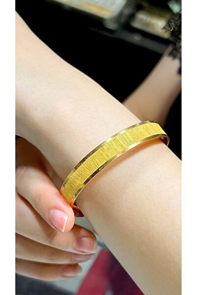 10 gr (Gram) Simli Kalemli Şarnel Bilezik 22 Ayar Altın