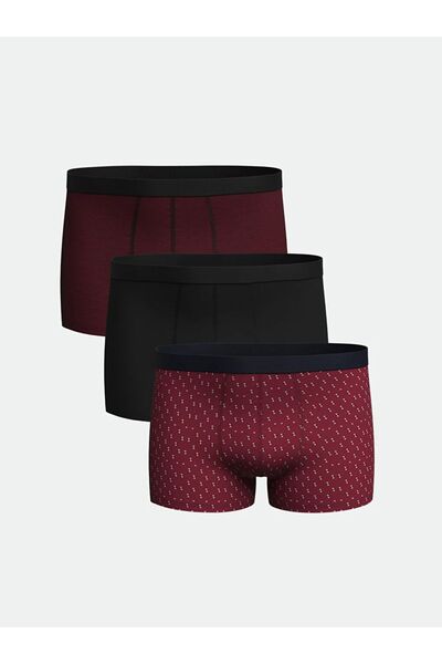 LC Waikiki LCW DREAM - 3-Piece Flexible Cotton Men's Boxer Set