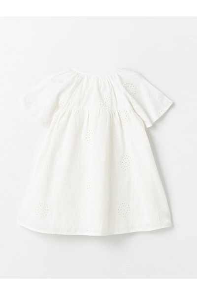 LC Waikiki LCW Baby - Crew Neck Lace Dress for Baby Girl