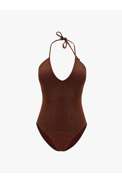 LC Waikiki LCW DREAM UV - Γυναικείο μαγιό με προστατευτικό Glitter Halter