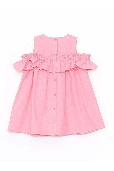 LC Waikiki LCW Baby - Crew Neck Dress for Baby Girl