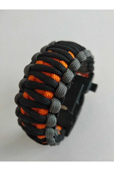 PARACORD DÜNYASI سوار باراكورد كينج كوبرا 15 في 1 مع قاذف النار ومقياس الحرارة
