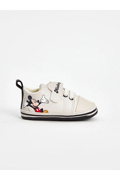 LC Waikiki LCW STEPS Mickey Mouse Printed Baby Boy Pre-Walking Sports Shoes