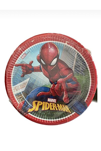 gazelorg Marvel Spiderman Örümcek Adam Lisanslı Karton Pasta Tabağı