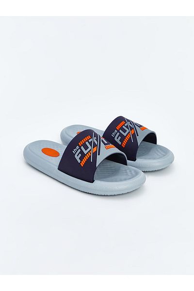 LC Waikiki Printed Single Striped Boy's Slippers