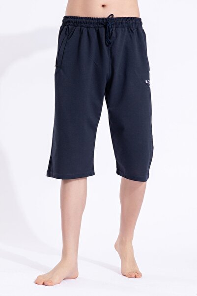 TAMPAP Men's Large Size Capri Shorts with Pockets Blr-09