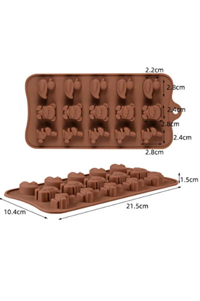 PASTRY PLANET Silikon Çikolata Kalıbı (Ördek Figürlü)