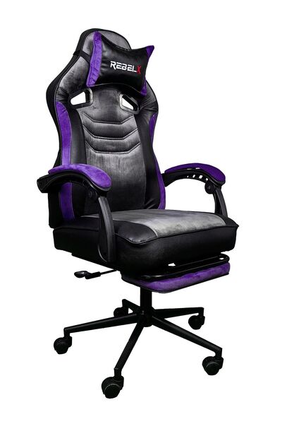 Rebelx Oyuncu Koltuğu Night Ayak Uzatmalı Mor Renk