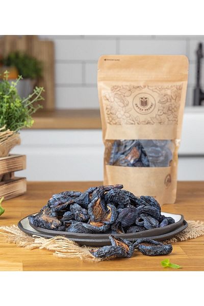 Antep Pazarı Plum Dried - Black Plum Dried in Slices - 400 gr