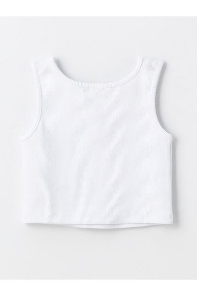LC Waikiki Dziewczęcy tank top z okrągłym dekoltem – model podstawowy