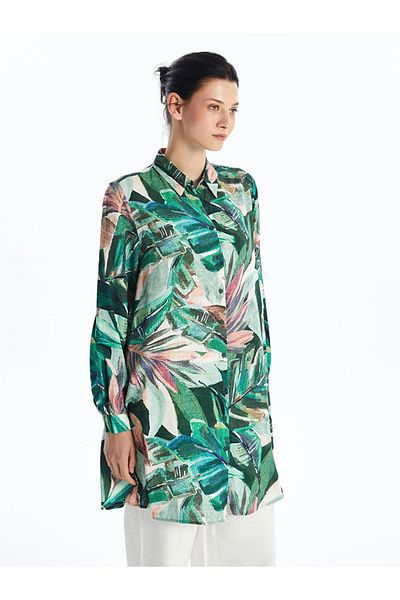 LC Waikiki LCWAIKIKI - Classic Patterned Women's Tunic Shirt