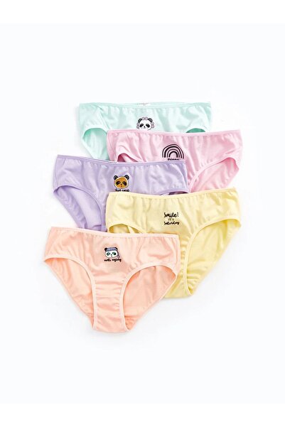LC Waikiki Дівчачі трусики з принтом, 5 шт.