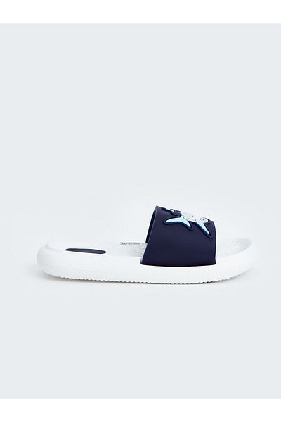 LC Waikiki Single Striped Printed Boy's Slippers
