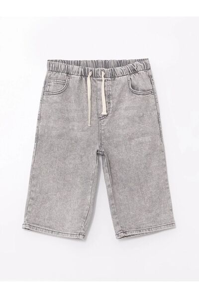 LC Waikiki LCW Kids - Chlapecký Jean Roller - Základní model s elastickým pasem