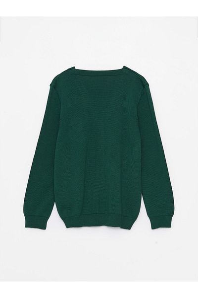 LC Waikiki Strickjacke für Jungen – V-Ausschnitt, lange Ärmel