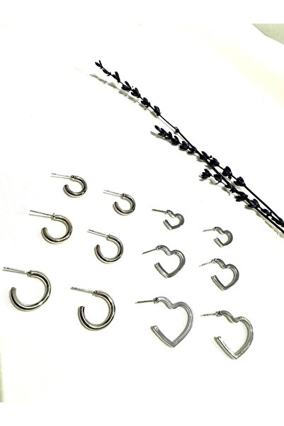 Perry Accesories مجموعة مكونة من 12 قطعة من الأقراط الدائرية النسائية وأقراط ...