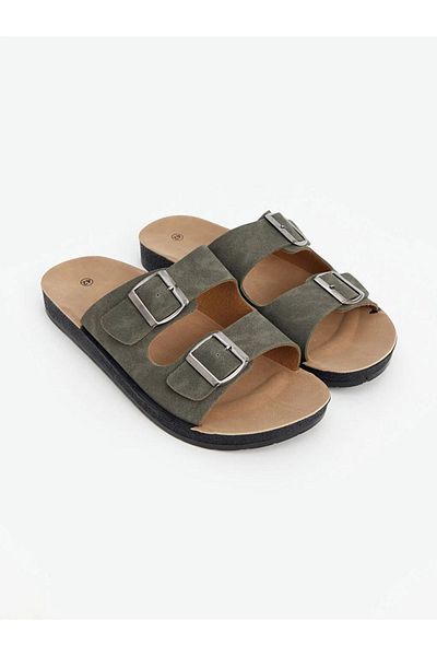 LC Waikiki شبشب رجالي LCW STEPS مخطط مزدوج