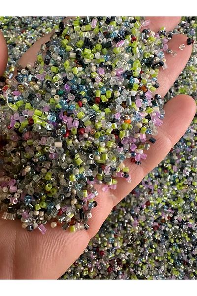 Gönülden Tasarım 35 g Mărgele de nisip mixt colorate Mărgele de scris pentru cusut