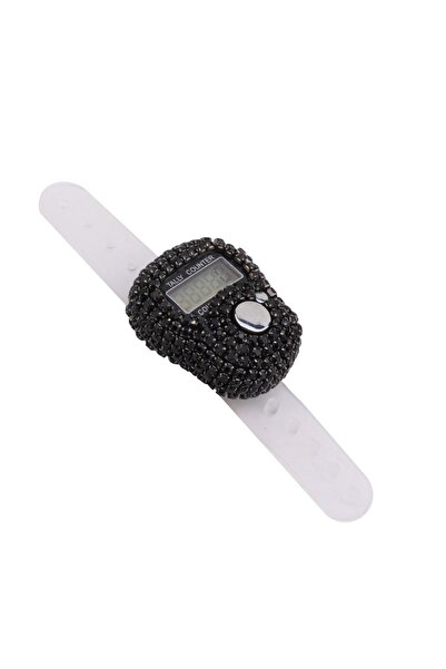 Hobi Dünya Siyah Taşlı Zikirmatik Tesbihmatik