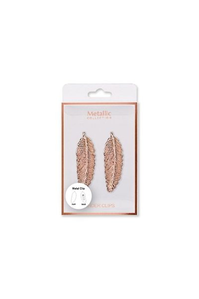 Syloon 8238 Model Rose Gold Leaf Clip