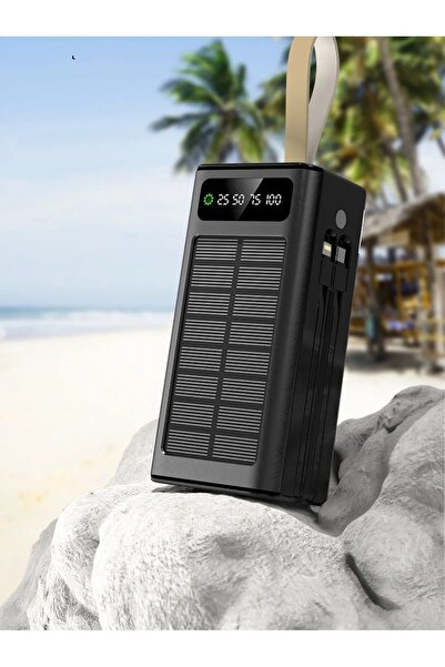 ACL PW-90 LCD Ekran Dahili Mikro, Type-C, Lightning 4XUSB 30,000mAh Powerbank