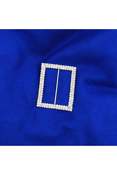 Ören Süs Taşları Kristal Taşlı Kemer Tokası Dikdörtgen