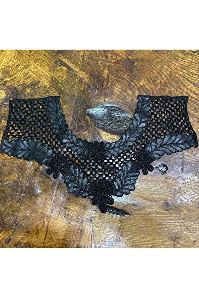 Gönülden Tasarım Accesoriu de îmbrăcăminte cu cusături de guler brodat cu bro...