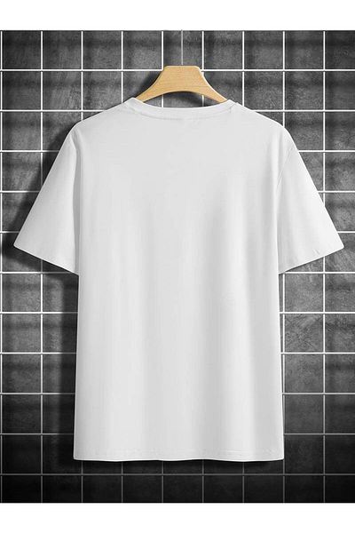 AMMA Unisex 100% βαμβακερό κοντομάνικο μπλουζάκι - Beach Printed