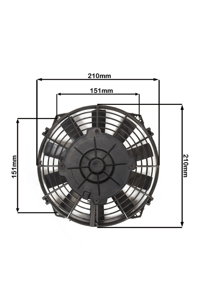 STAR MOTOR COMPANY 8 İNÇ 120 WAT 24 VOLT ÜFLEYİCİ AXIEL FAN