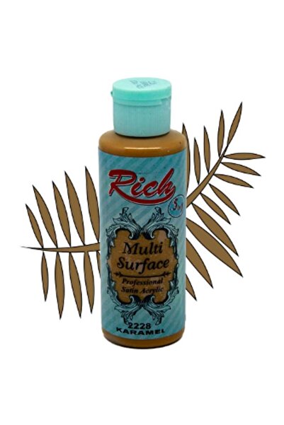 Rich Multi Surface Her Yüzey Için Akrilik Boya 120cc 2228 Karamel