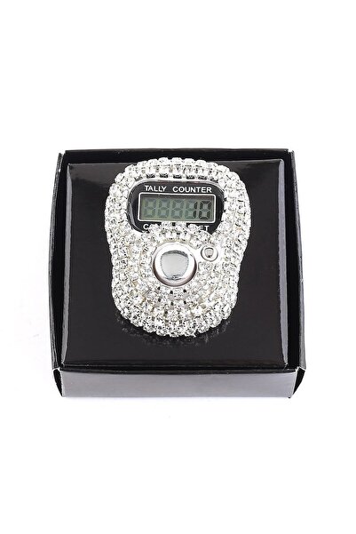 Hobi Dünya Taşlı Zikirmatik Tesbihmatik Gümüş