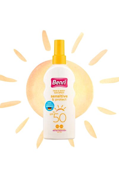 Benri Hassas & Koruma Güneş Spreyi 50SPF 150 ml